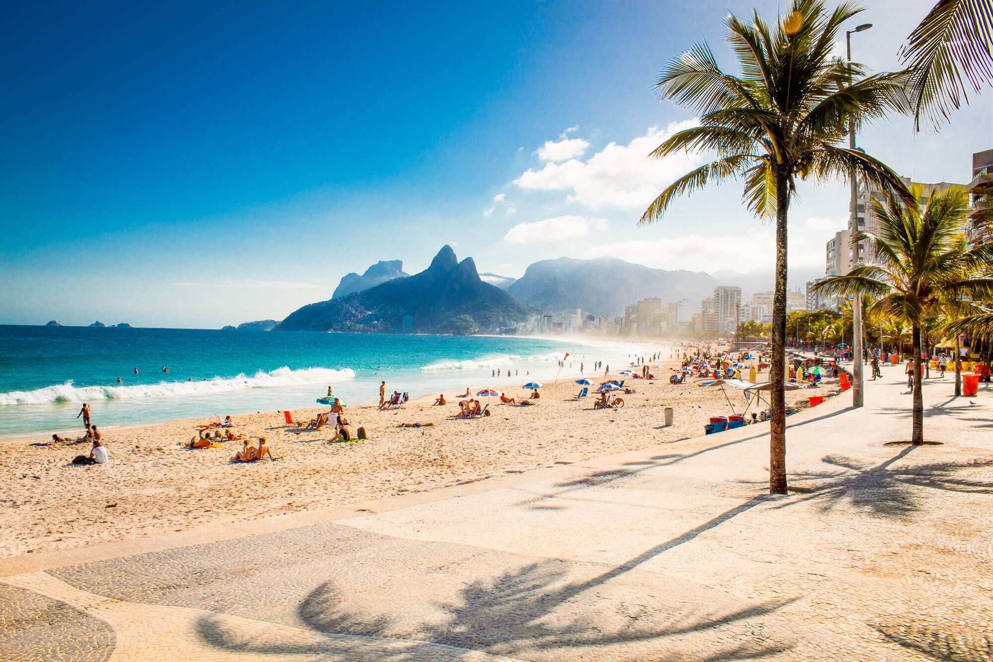 Ipanema beach in Rio de Janeiro