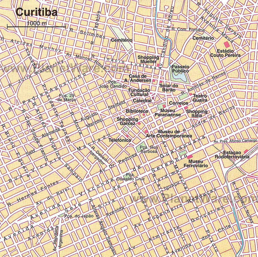 curitiba map