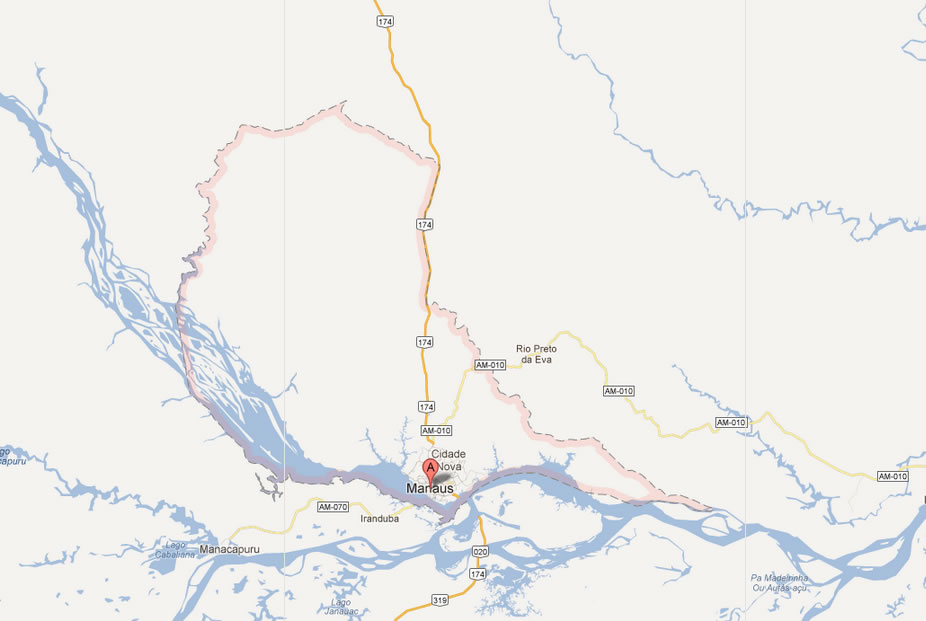 map of Manaus