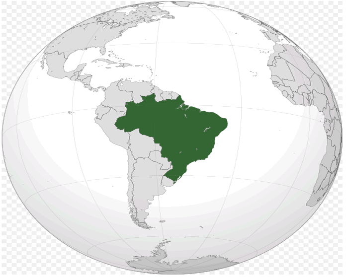 where is brazil in the world