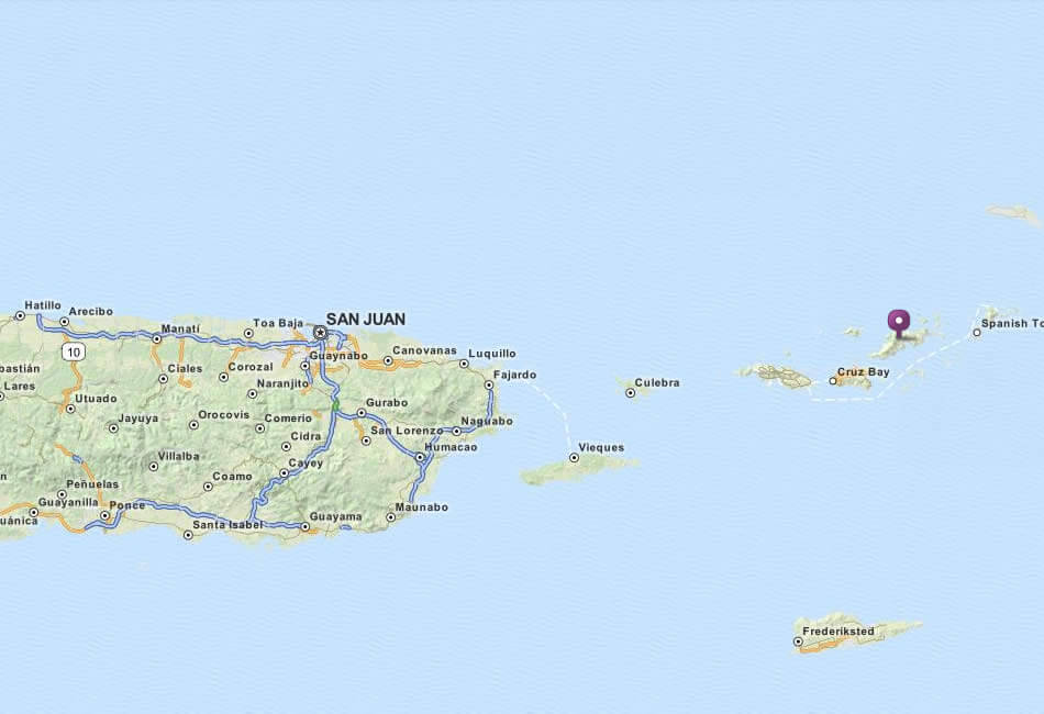British Virgin Islands Map