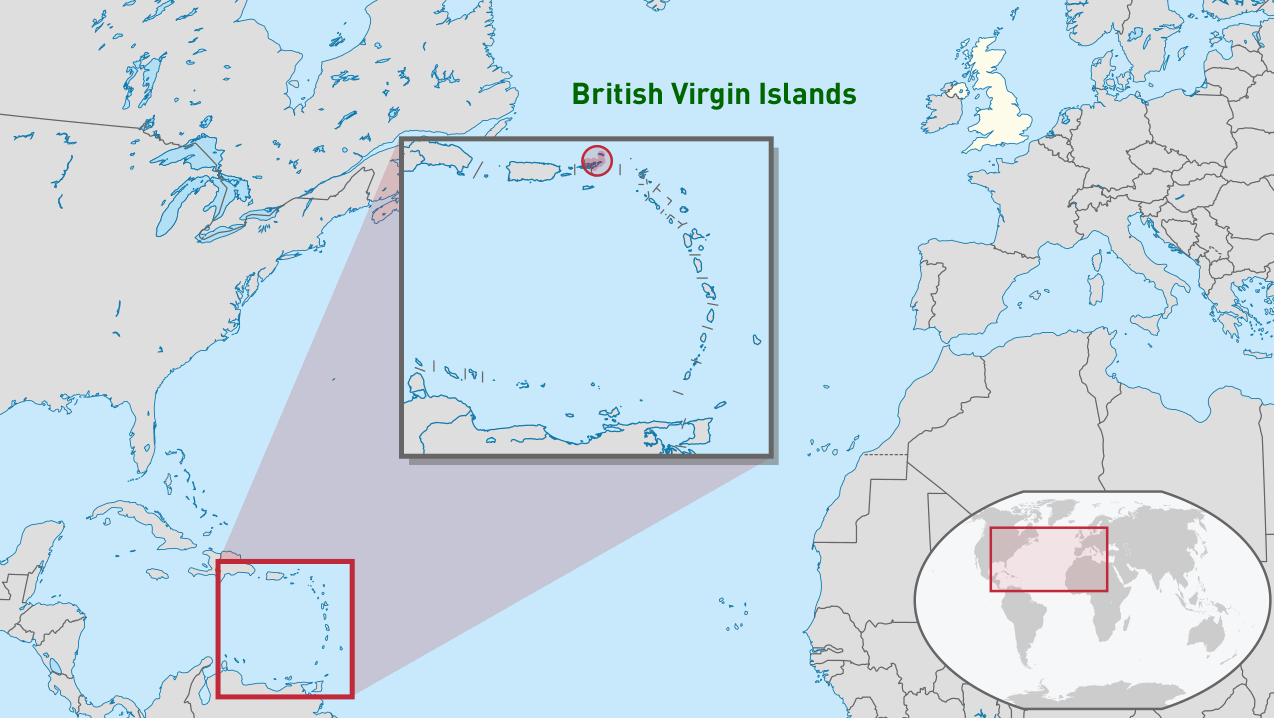 where is british virgin islands in the world