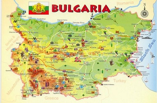dobrich bulgaria map