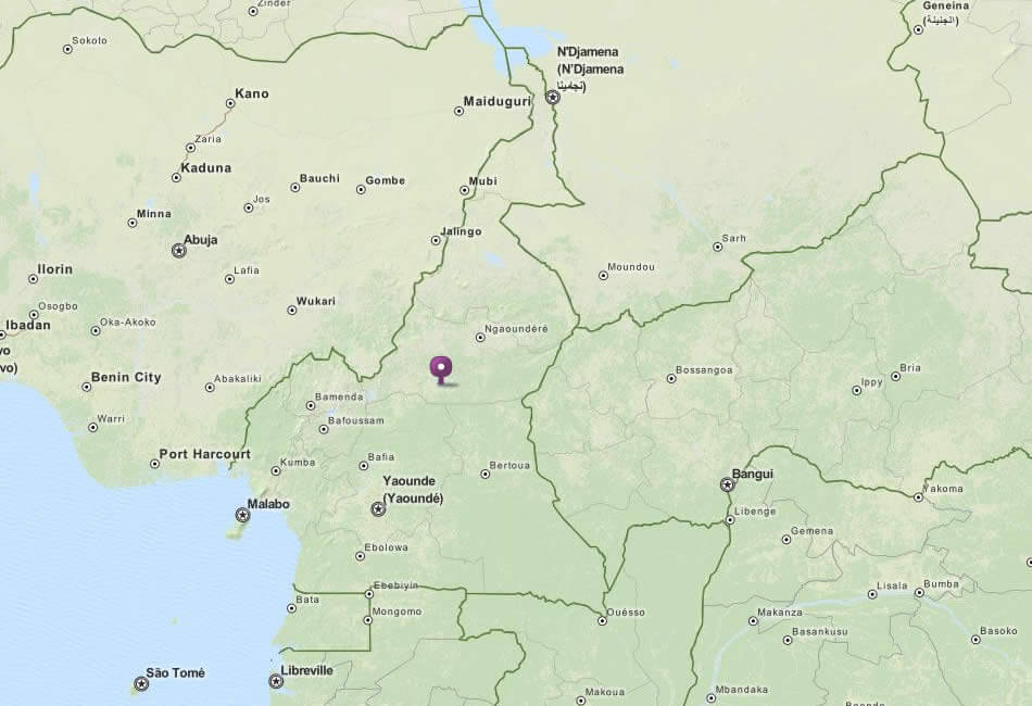 map cameroon