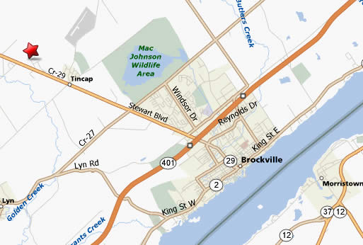 map of brockville