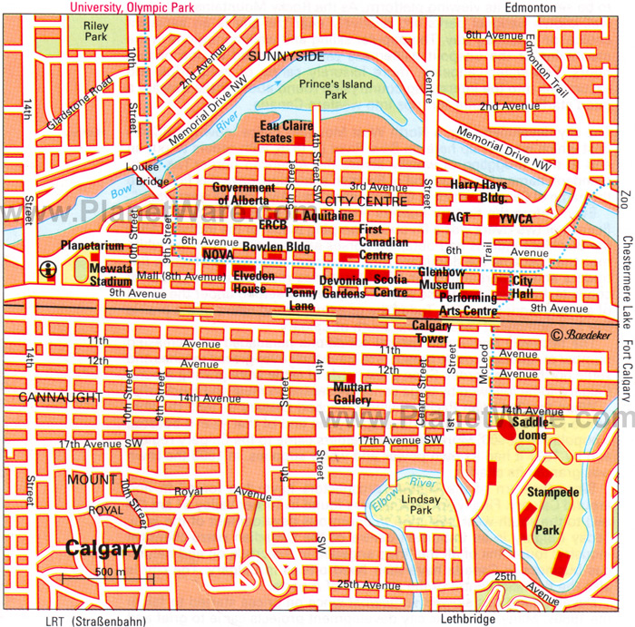 calgary city map
