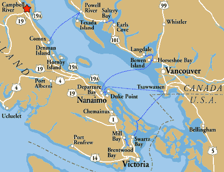 map of Campbell River