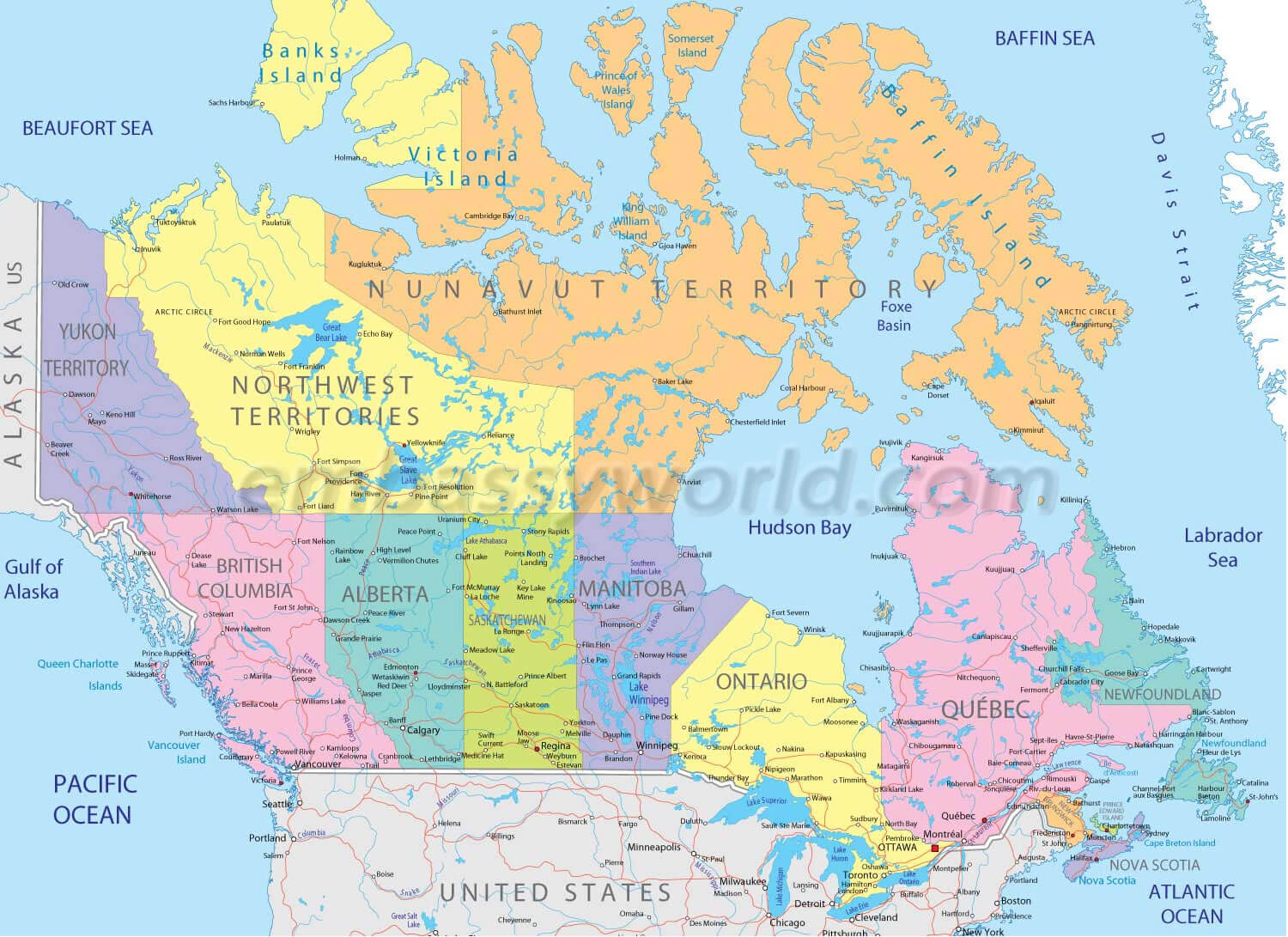 Canada Map