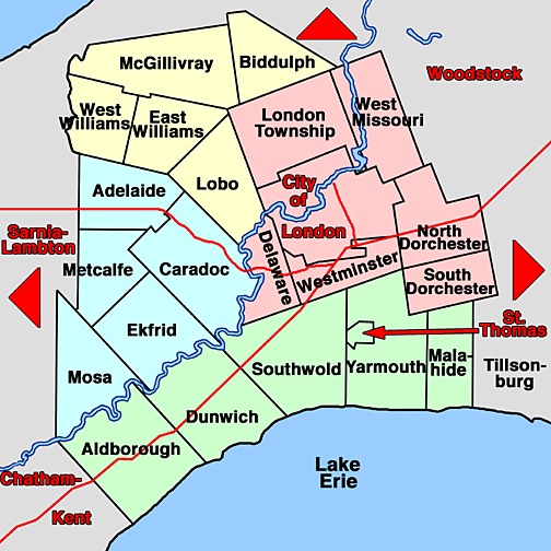 London Canada Map