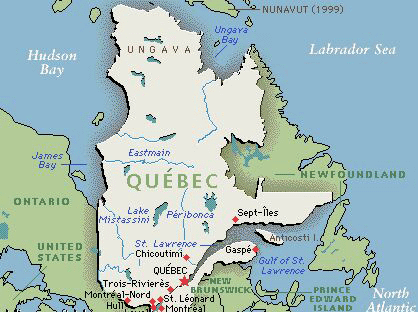 montreal quebec map