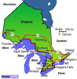 Oshawa Map