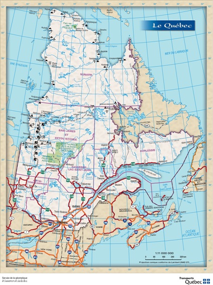 Map of Quebec City