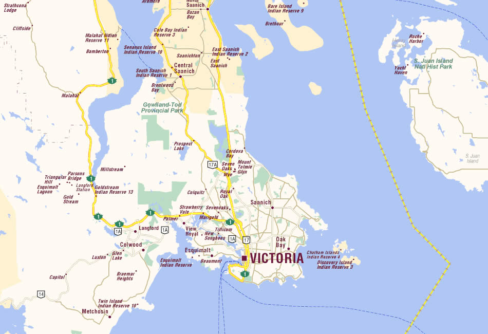 victoria map