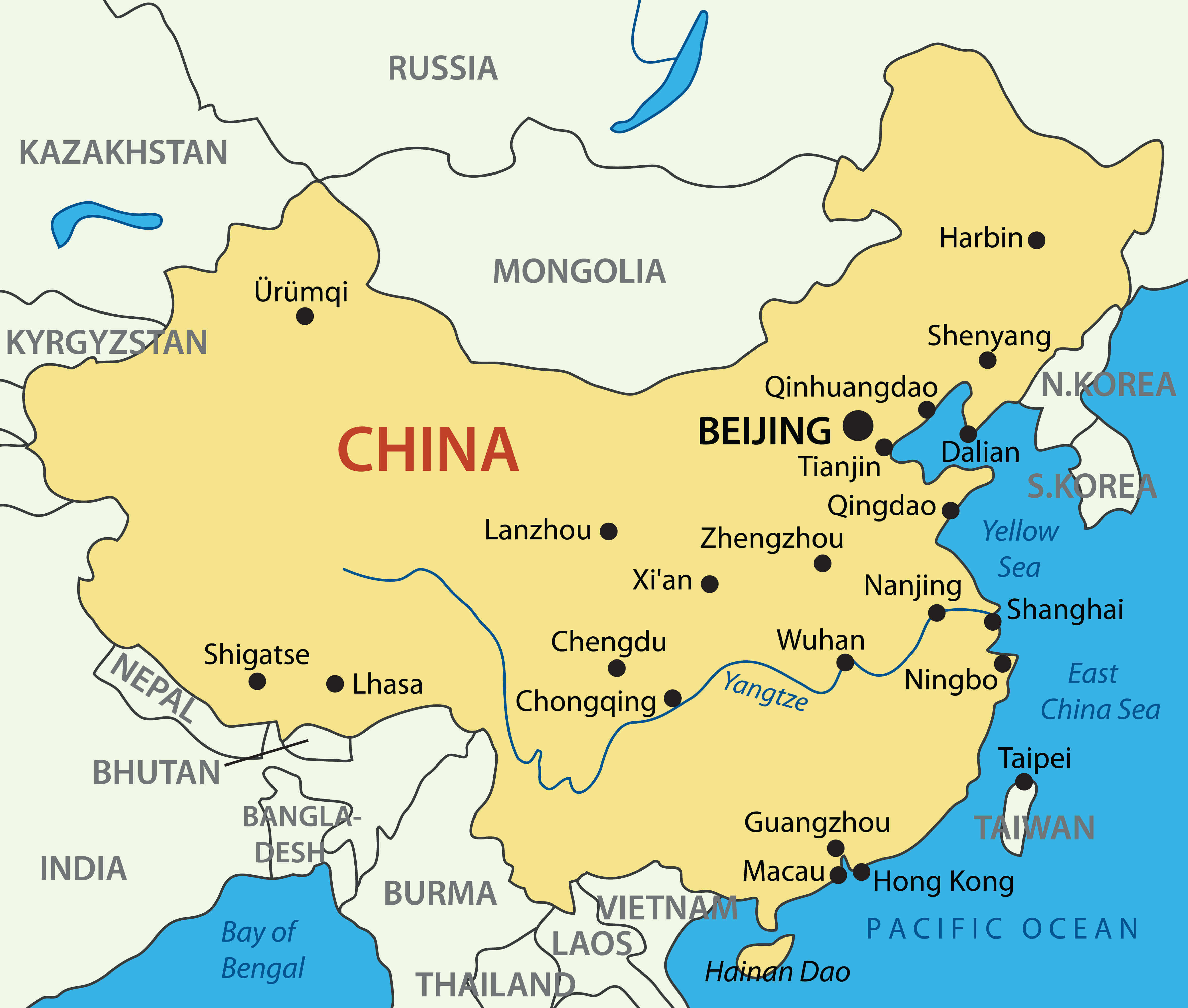 People's Republic of China Map