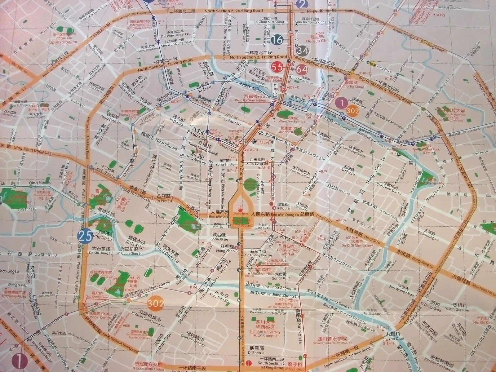 chengdu city map
