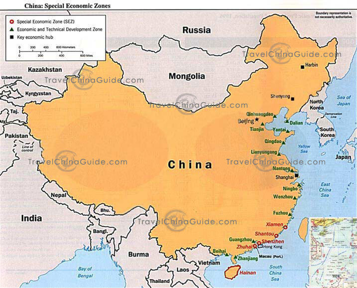 china economy map