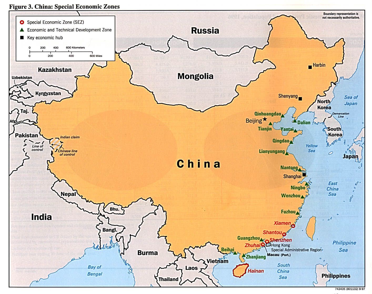 China Special Economic Zones 1997