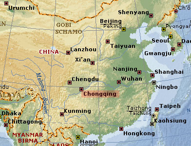 chonggin china map