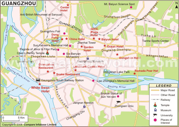 guangzhou city map