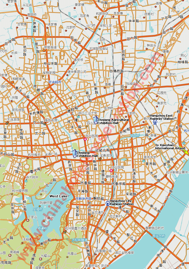 hangzhou map