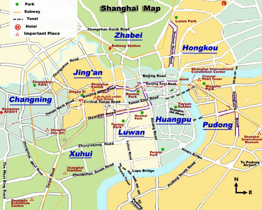 shanghai map