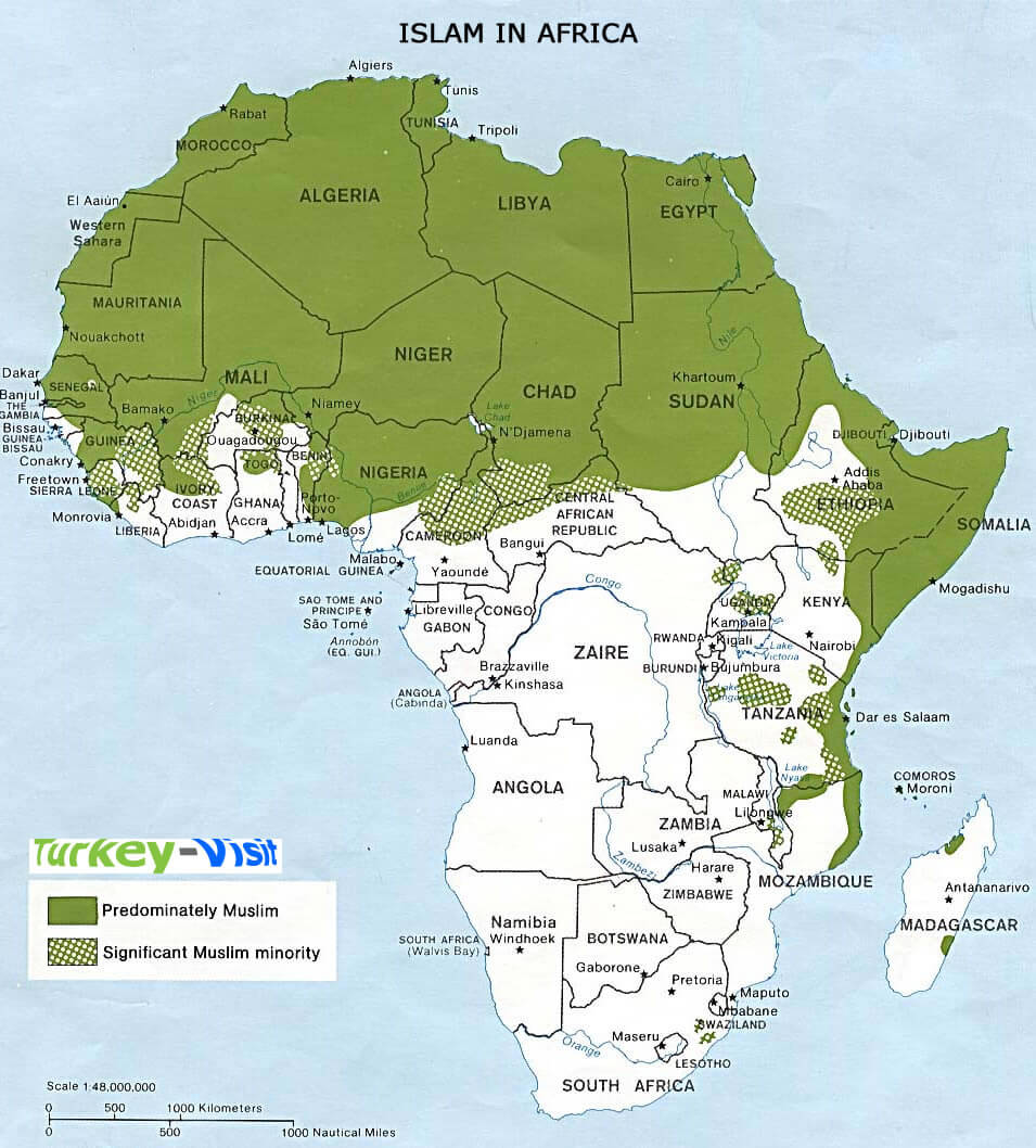 Africa Muslim Map