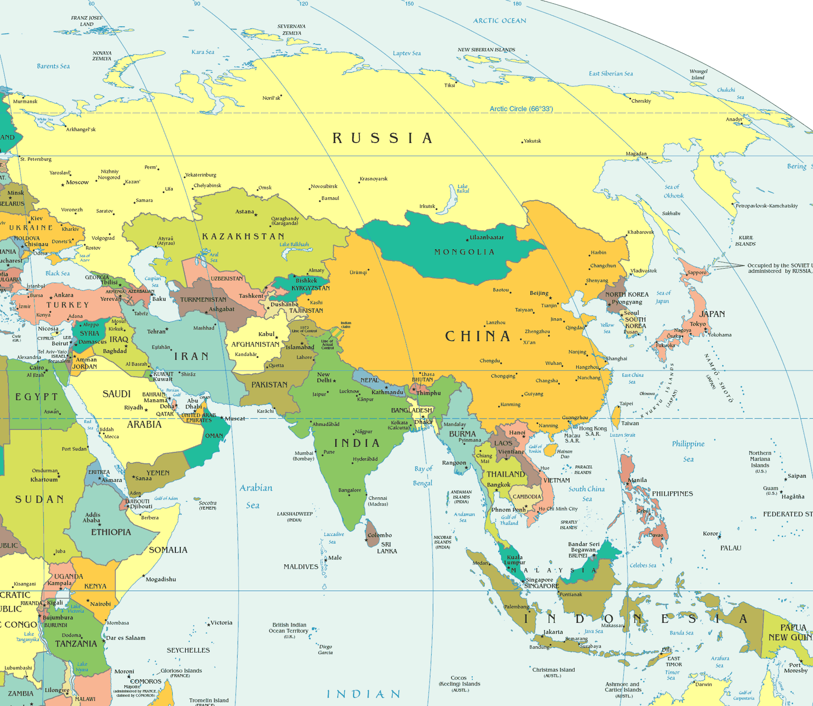 Asia Map