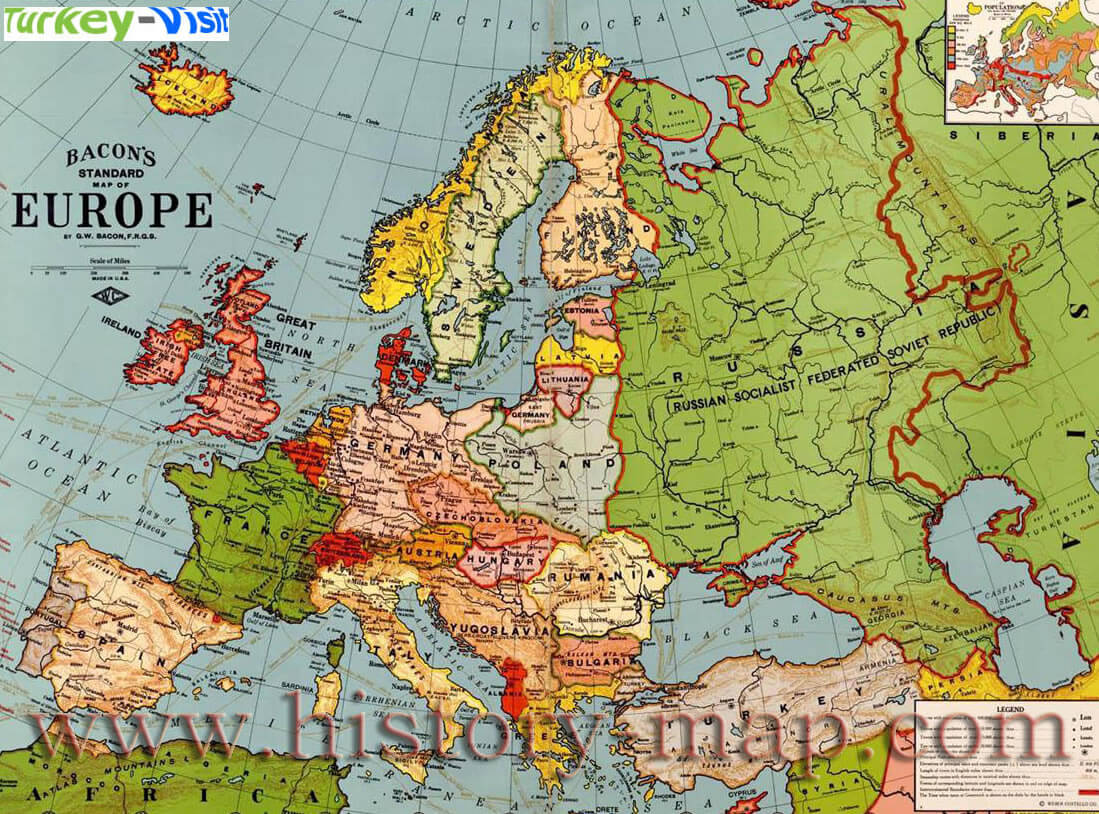Standard Europe Map
