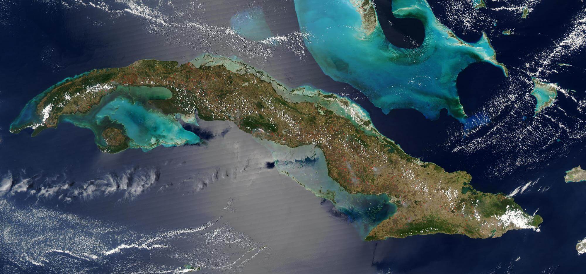 Satellite Image Photo of Cuba