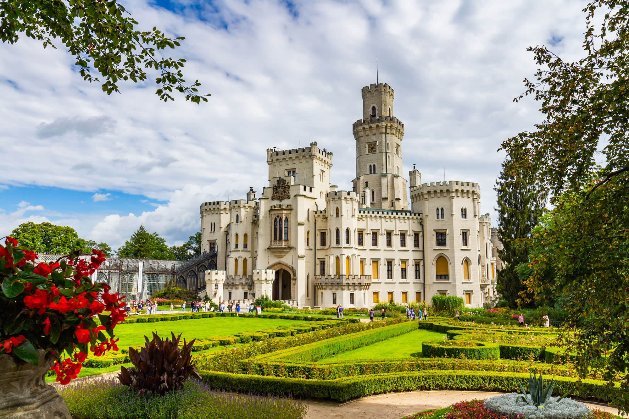 Castle Hluboka and Vltavou, Czech Republic