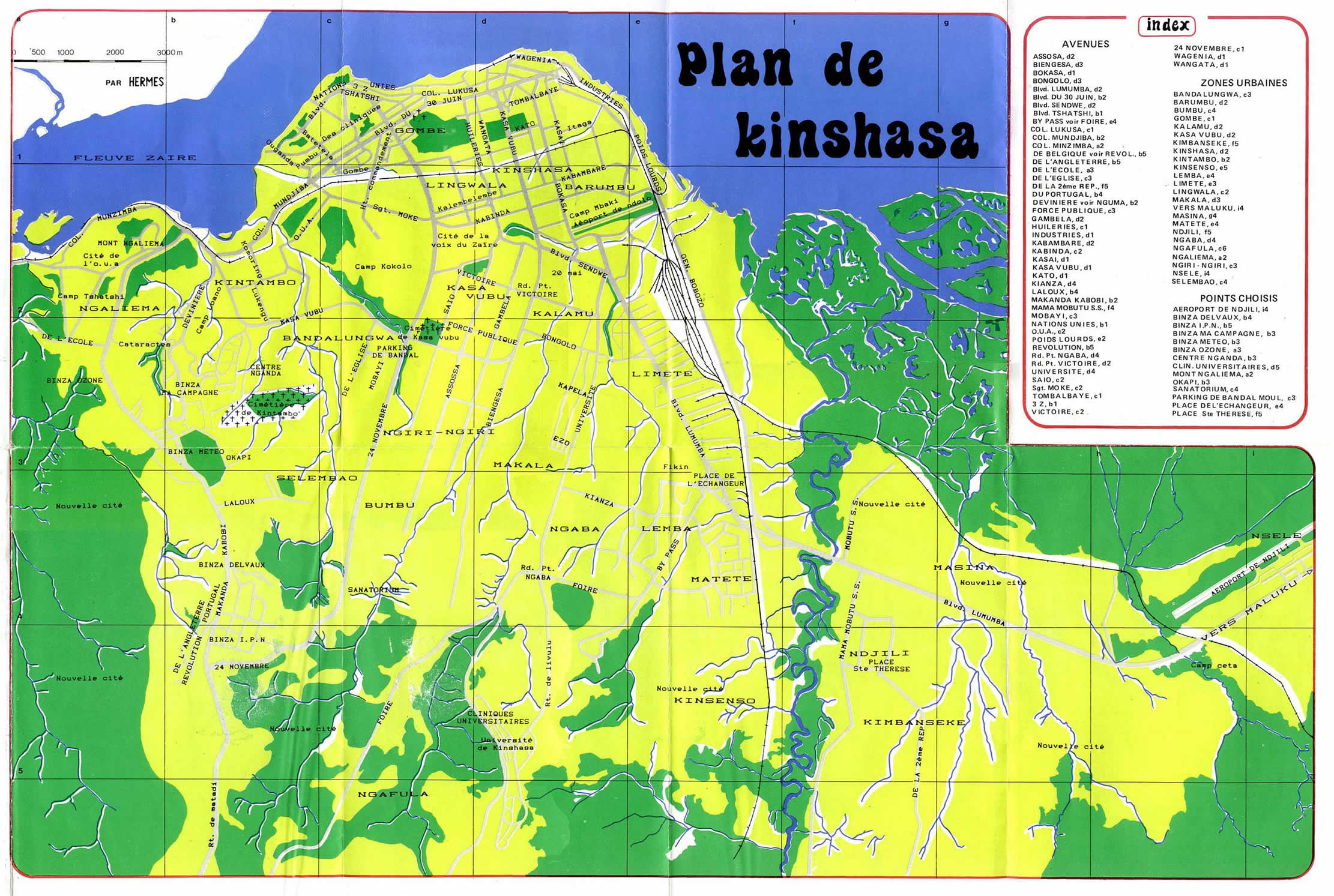 kinshasa map