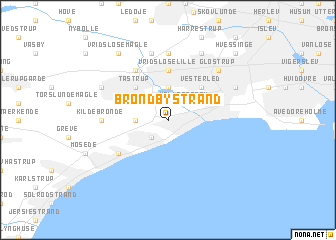 Brondby map