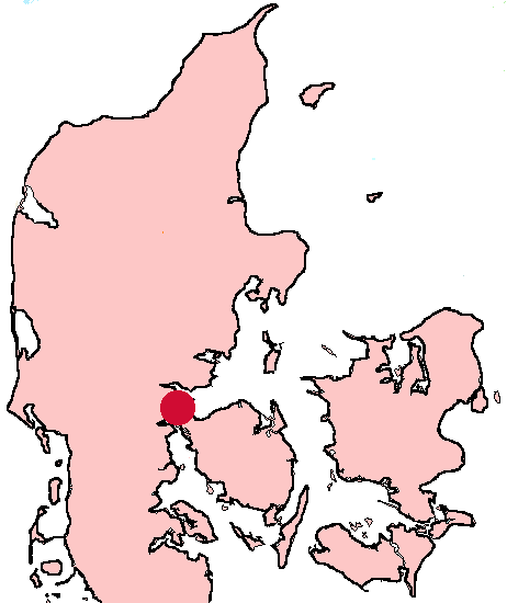 Fredericia Denmark location map