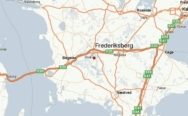 map of Frederiksberg