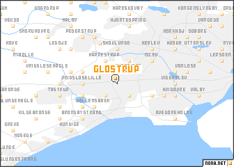 Glostrup map