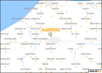 Hjorring map