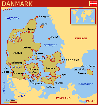 denmark Hvidovre map
