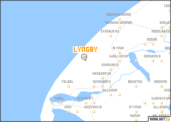 map of Lyngby