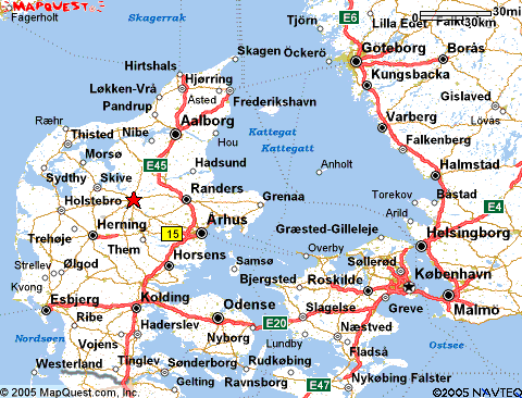 denmark Viborg map