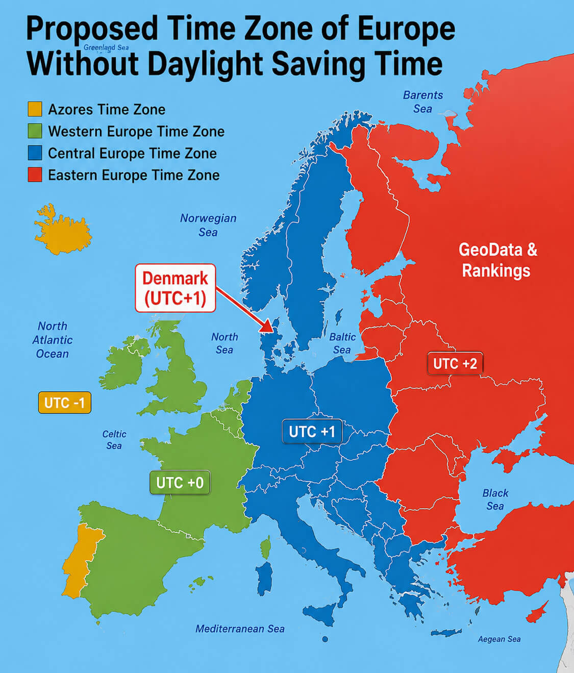 Proposed Europe time zone map