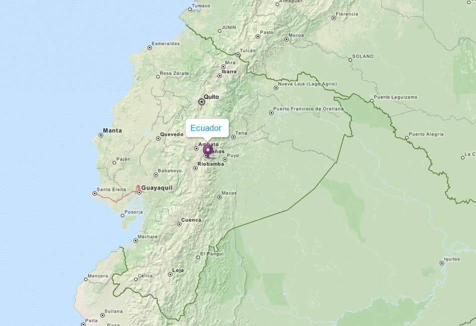 Map Ecuador