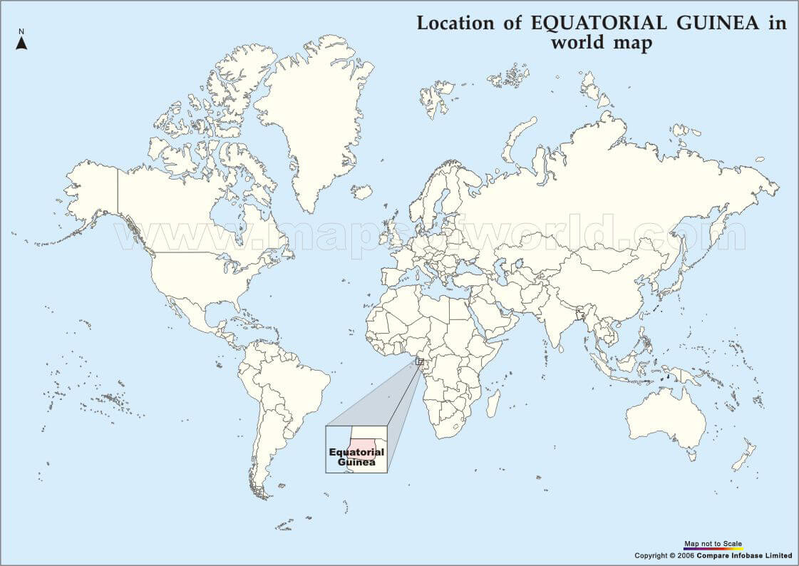 equatorial guinea map world
