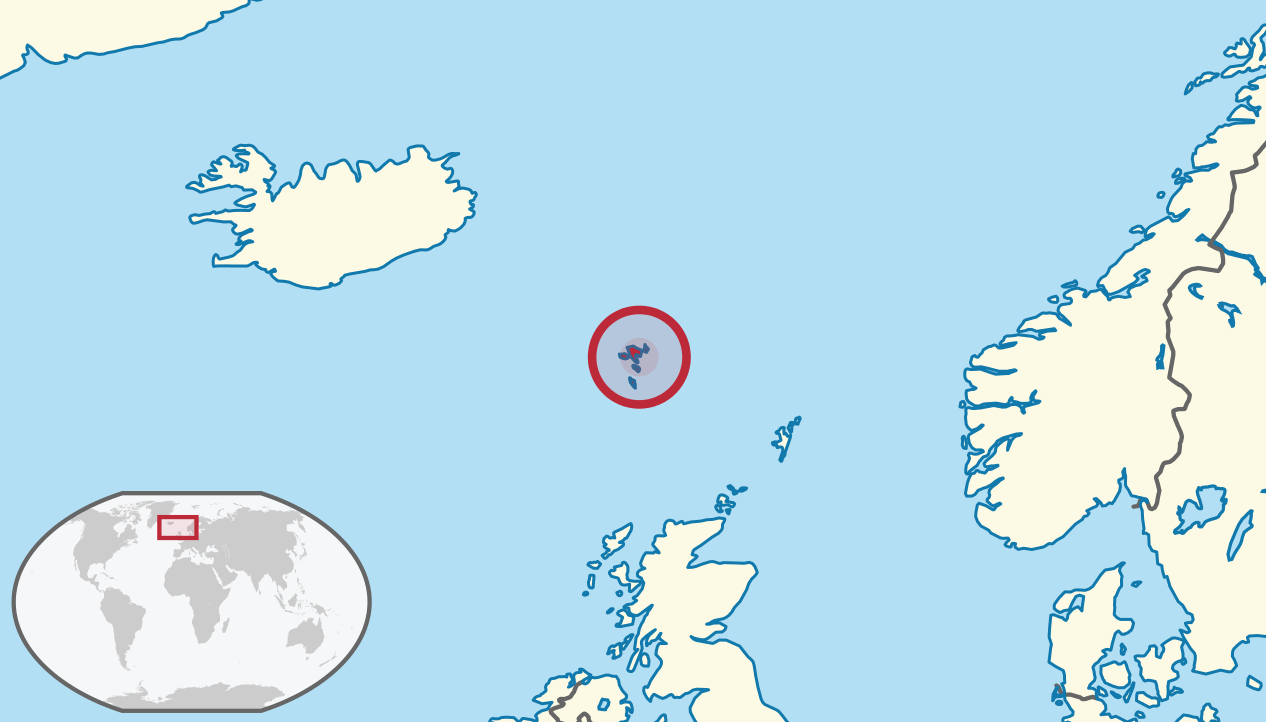 where is faroe islands in the world