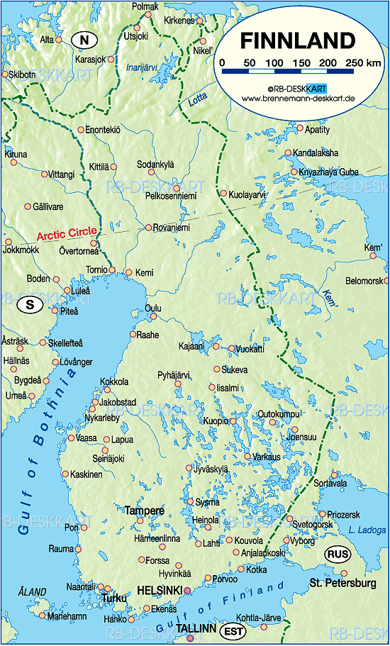 map of helsinki Heinola