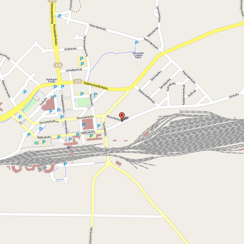 Kouvola tourist map