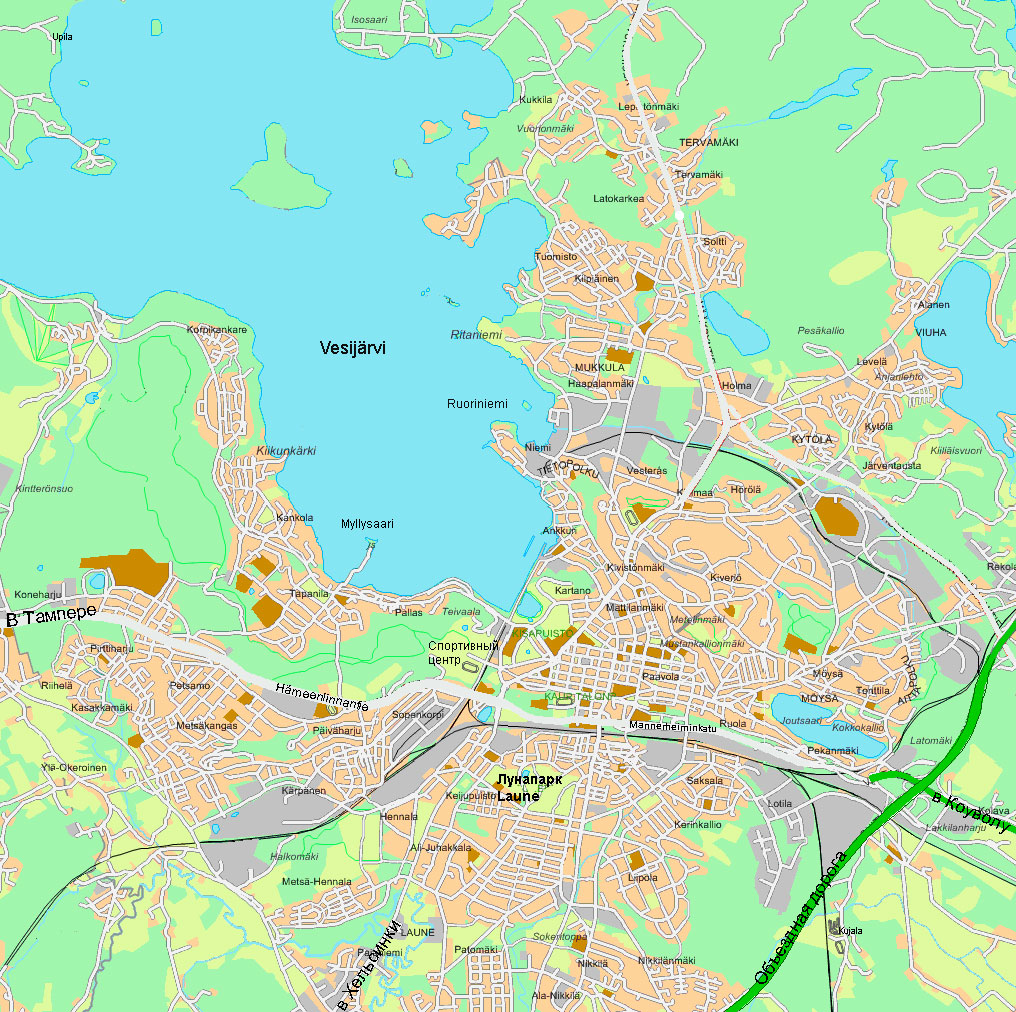 lahti city center map