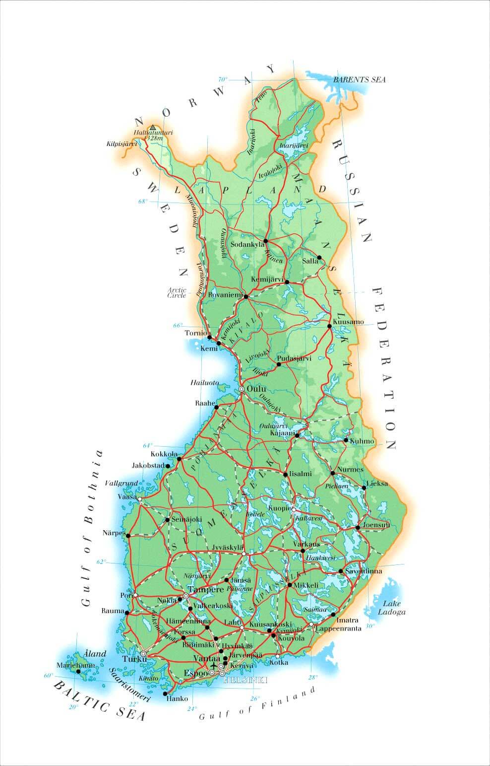 Map Finland