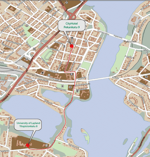 map Rovaniemi