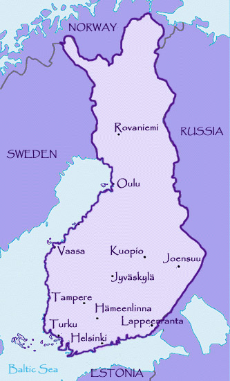 map finland Vantaa