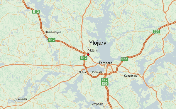 Ylojarvi map